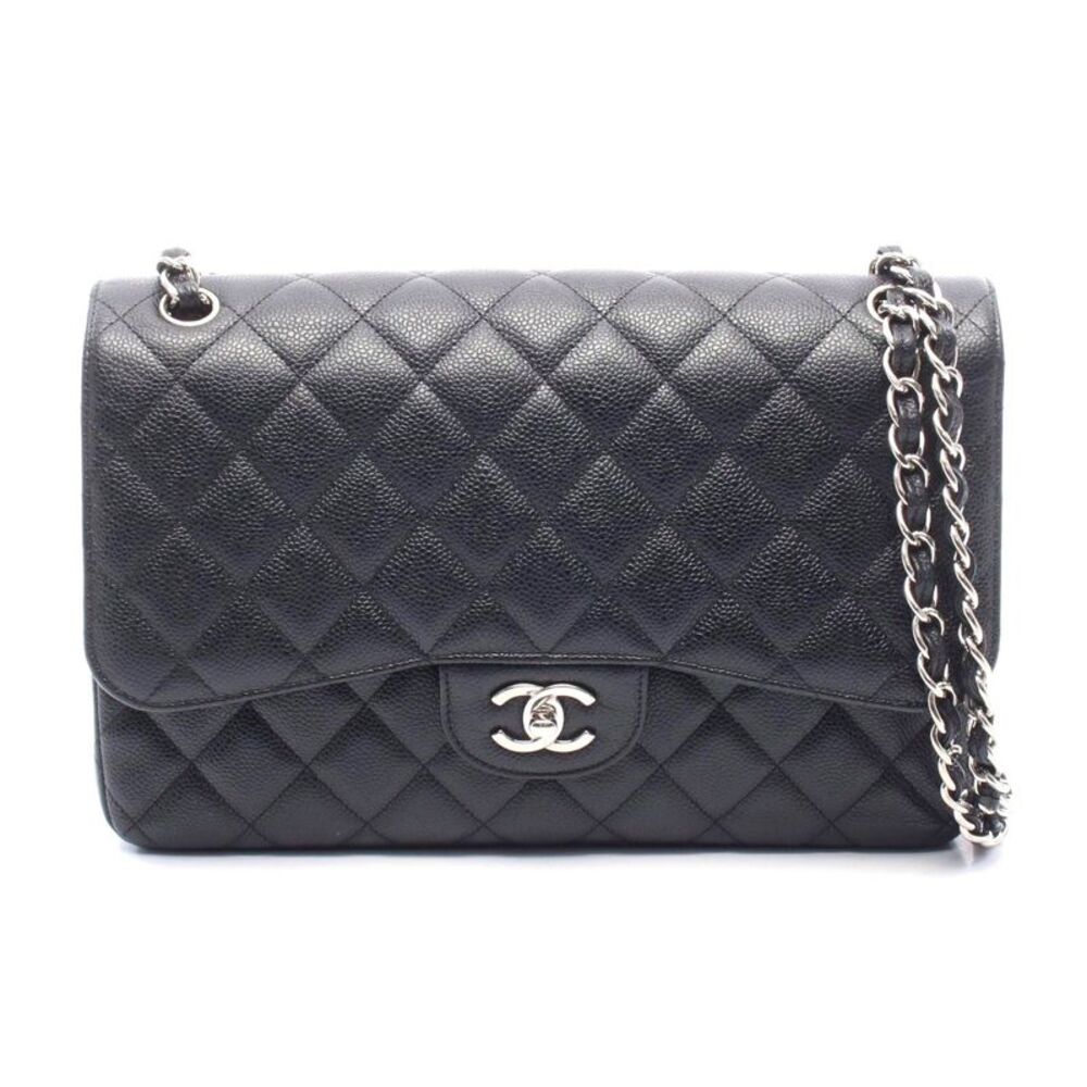 Chanel Caviar Skin Large Flap Shoulder Bag